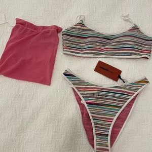 Missoni two piece bathing suit